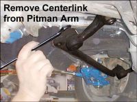 Remove Centerlink from Pitman Arm