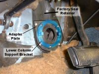 Install firewall support bracket