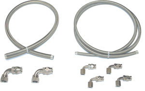 Stainless Steel Braided - Hose Kit