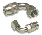 Silver Finish Hose Ends